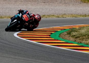 Cedera dua lengan tak hentikan Quartararo tantang Marquez di GP Jerman