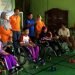 Atlet penyandang disabilitas berlatih Boccia bersama Gubernur NTB