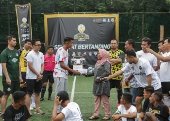 Skuat Timnas U-16 Hadiri Charity Match Untuk Alfin