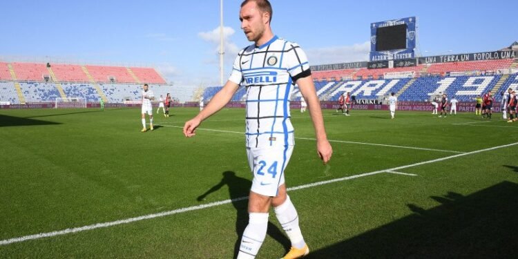Agen Christian Eriksen tagih Inter Milan lunasi upah transfer