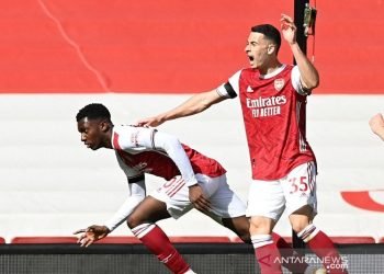 Gol larut Nketiah selamatkan Arsenal dari kekalahan lawan Fulham